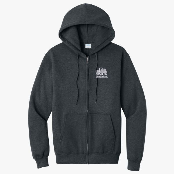 Port & Co Core Fleece Full Zip-Hooded Sweatshirt Thumbnail